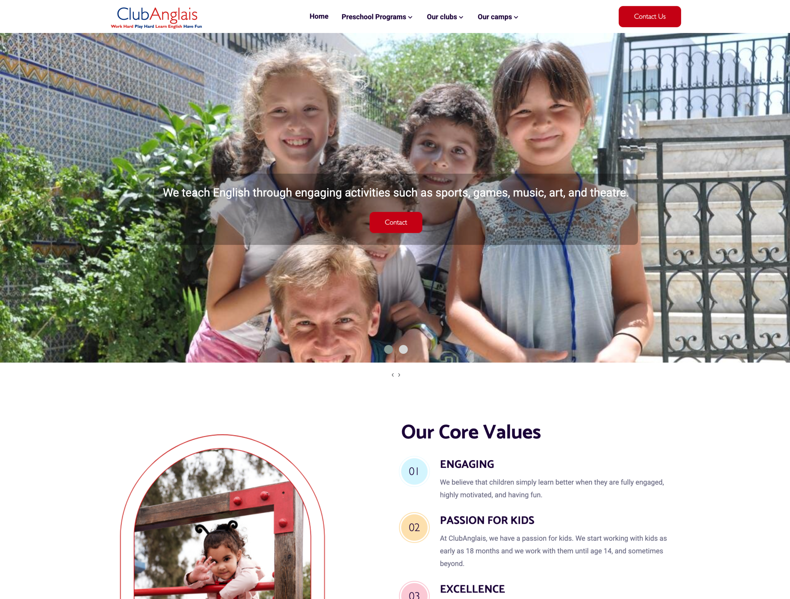 Before redesign